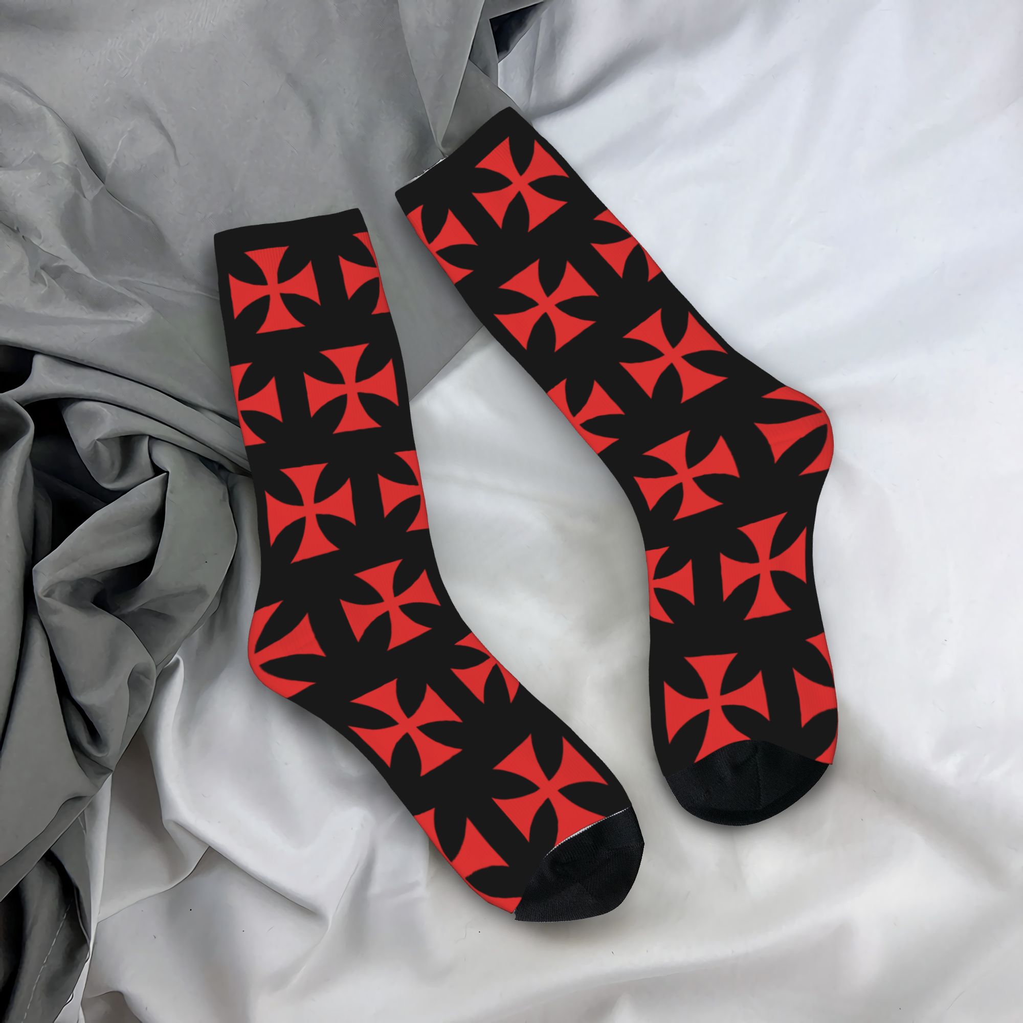 Dress Sock Men - جوارب رجالية ونسائية مخصصة بتصميم صليب