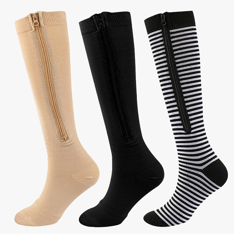Compression Sock Medical - جوارب ضغط طبية بسحاب للنساء والرجال