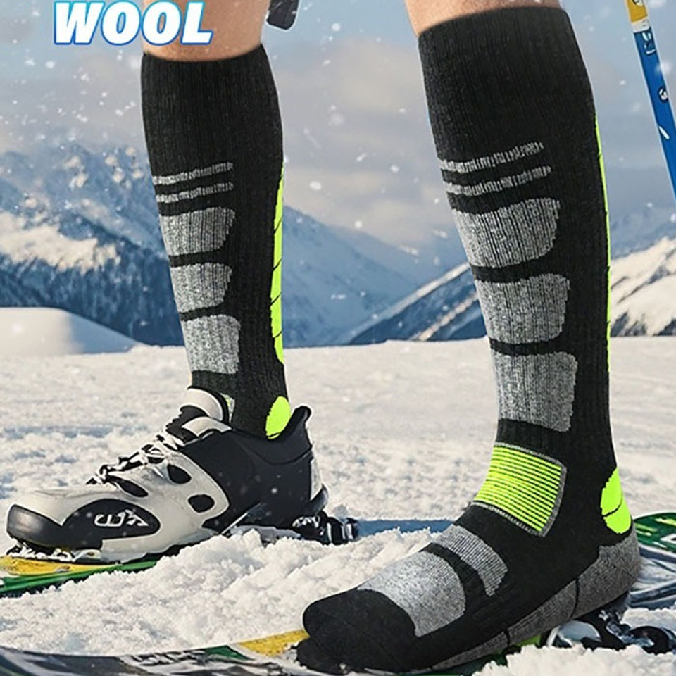 Wool Hiking Sock - جوارب حرارية من صوف الميرينو من