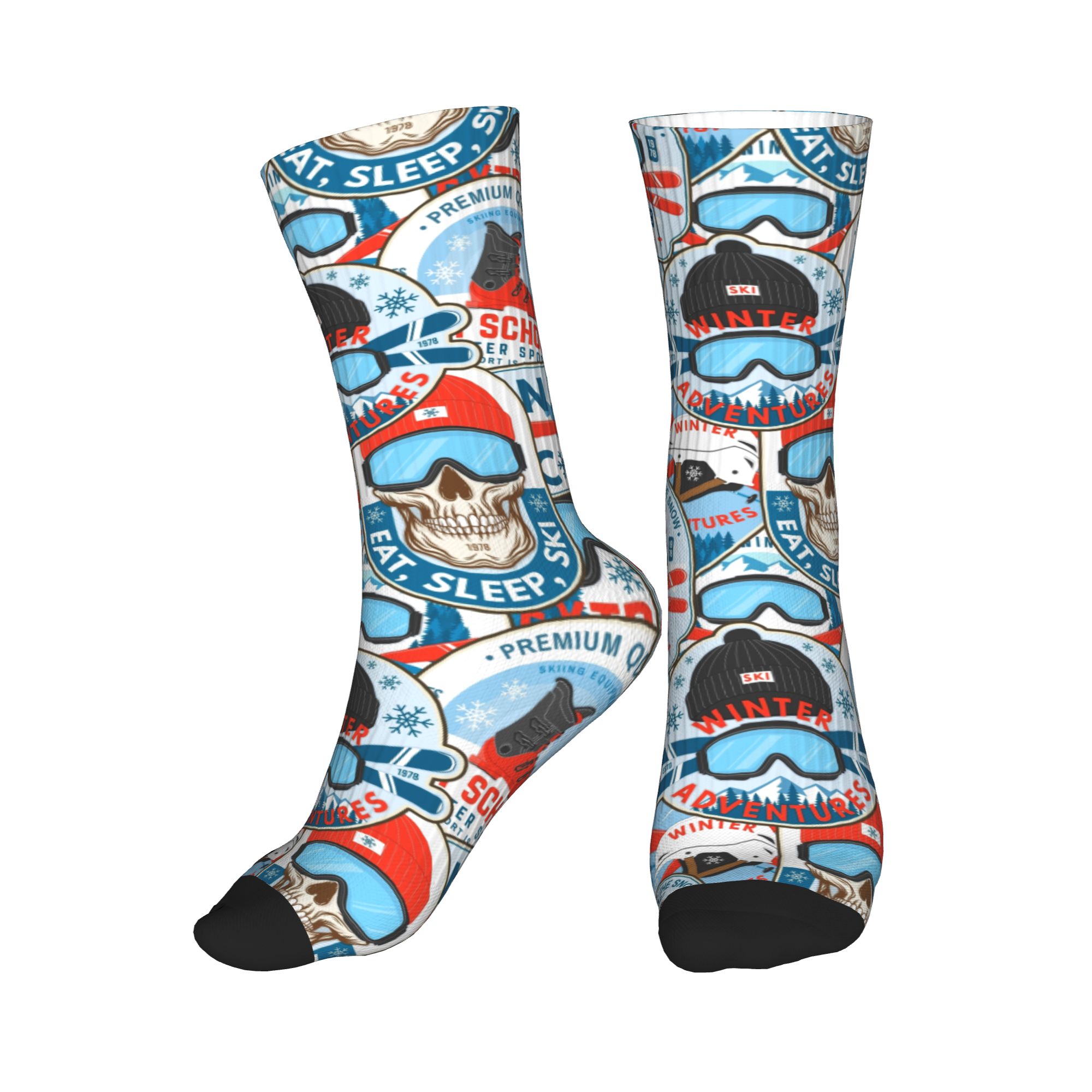 جوارب طويلة مطبوعة بدون خياطة  - مراجعة Dress Sock Men وسعره