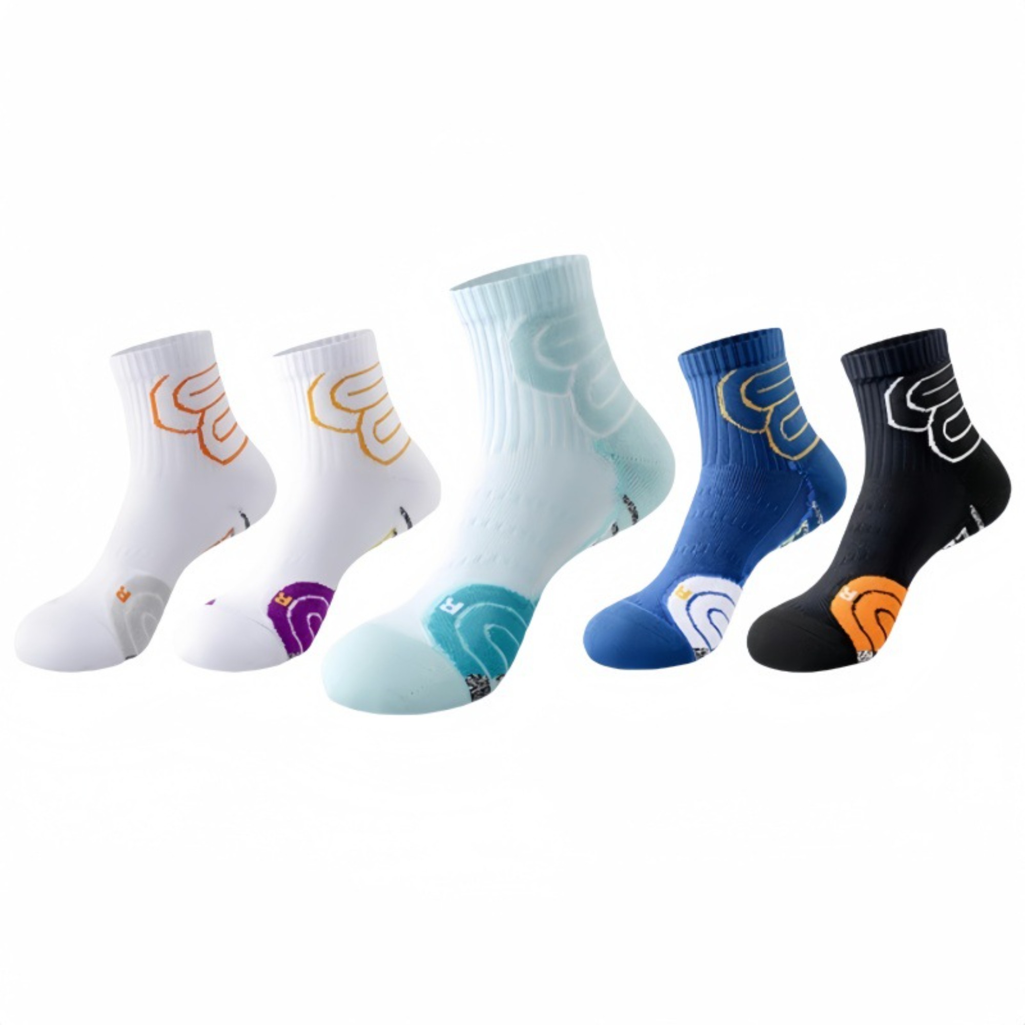 1/2 زوج من جوارب الجري للرجال  - مراجعة Athletic Sock Cushion وسعره