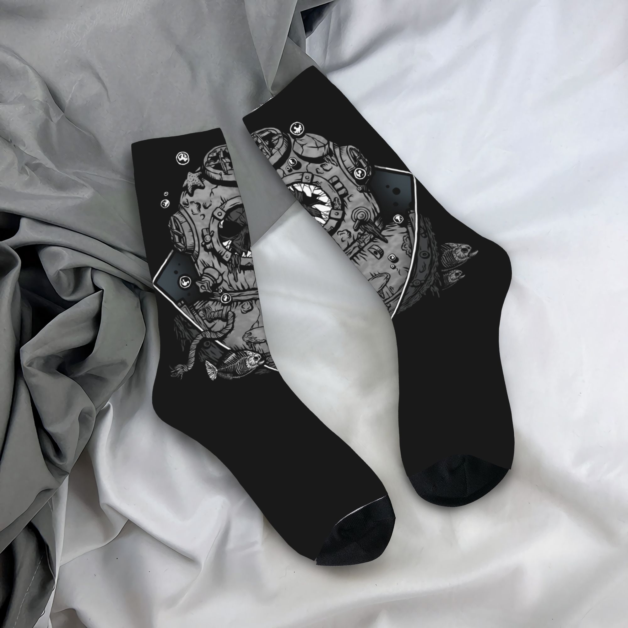 جوارب رجالية مخصصة مضحكة بتصمي - مراجعة Dress Sock Men وسعره