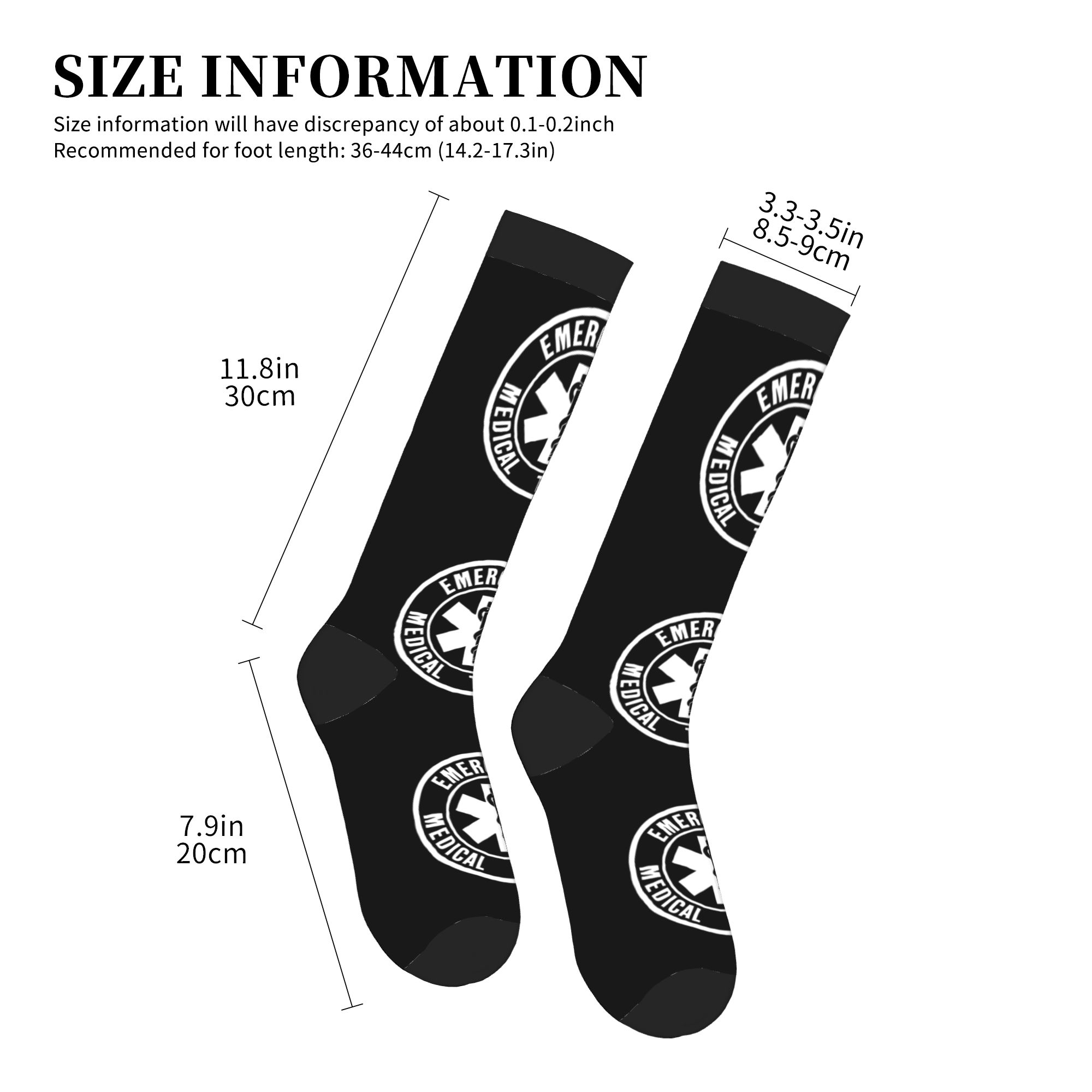 جوارب بشعار Emt Star Of Life E - مراجعة Compression Sock Medical وسعره
