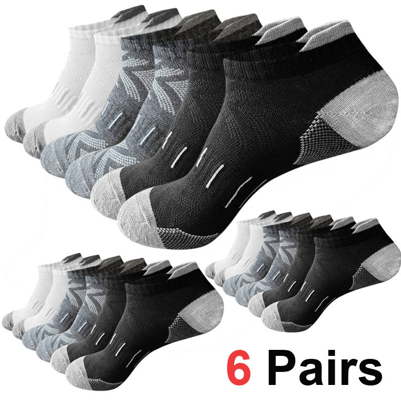 6 أزواج من الجوارب الرياضية ال - مراجعة Athletic Sock Cushion وسعره